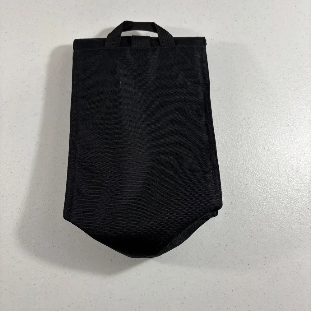 JanSport Rolltop Lunch Bag Black Insulated Tote JS0A2UQ2 Factory Sample!